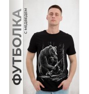 Футболка Медведь охотник